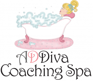 ADDiva coaching spa logo 2017: Coaching for ADHD Women